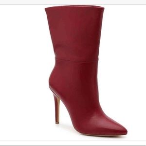 Charles David Poca Bootie in Scarlet Red